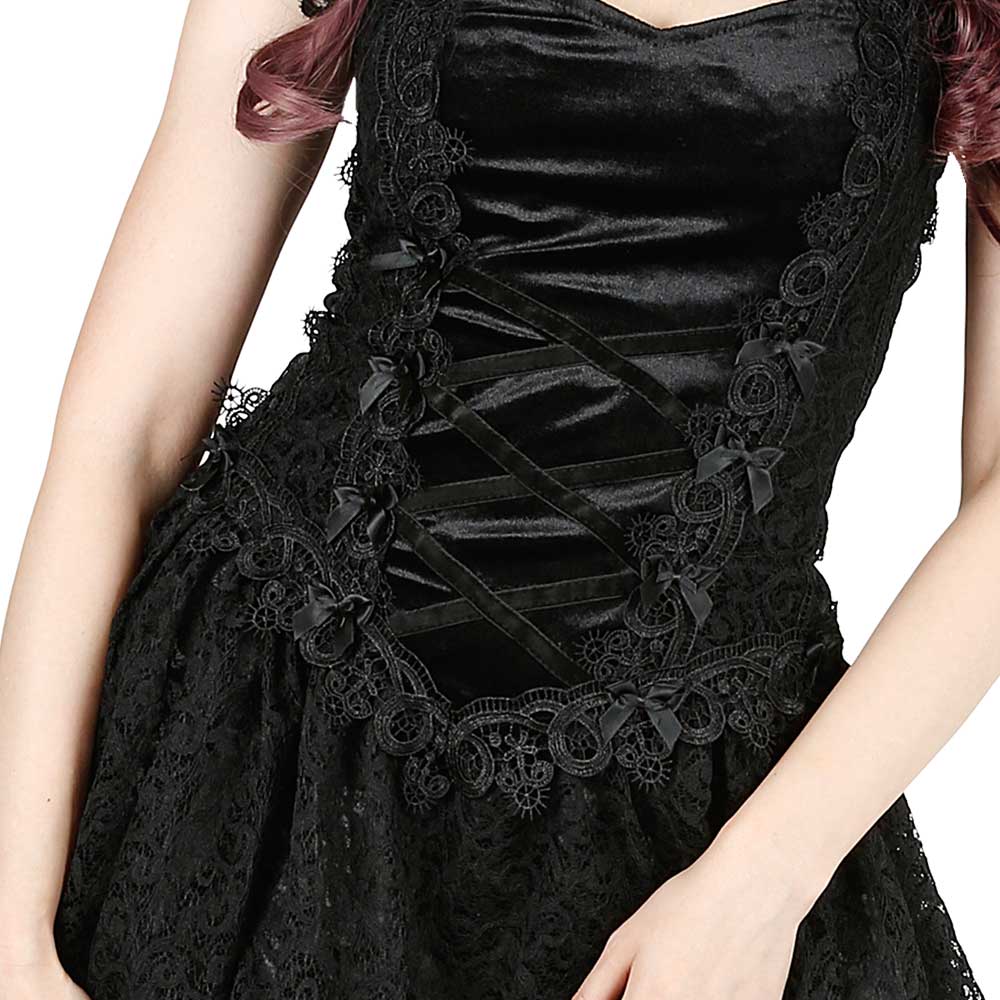 Sinister - 1001 Short dress - Black Product image
